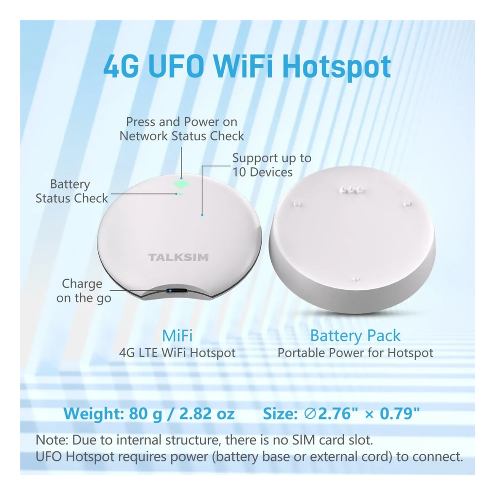  MiFi hotspot 4G LTE Mobile WIFI 