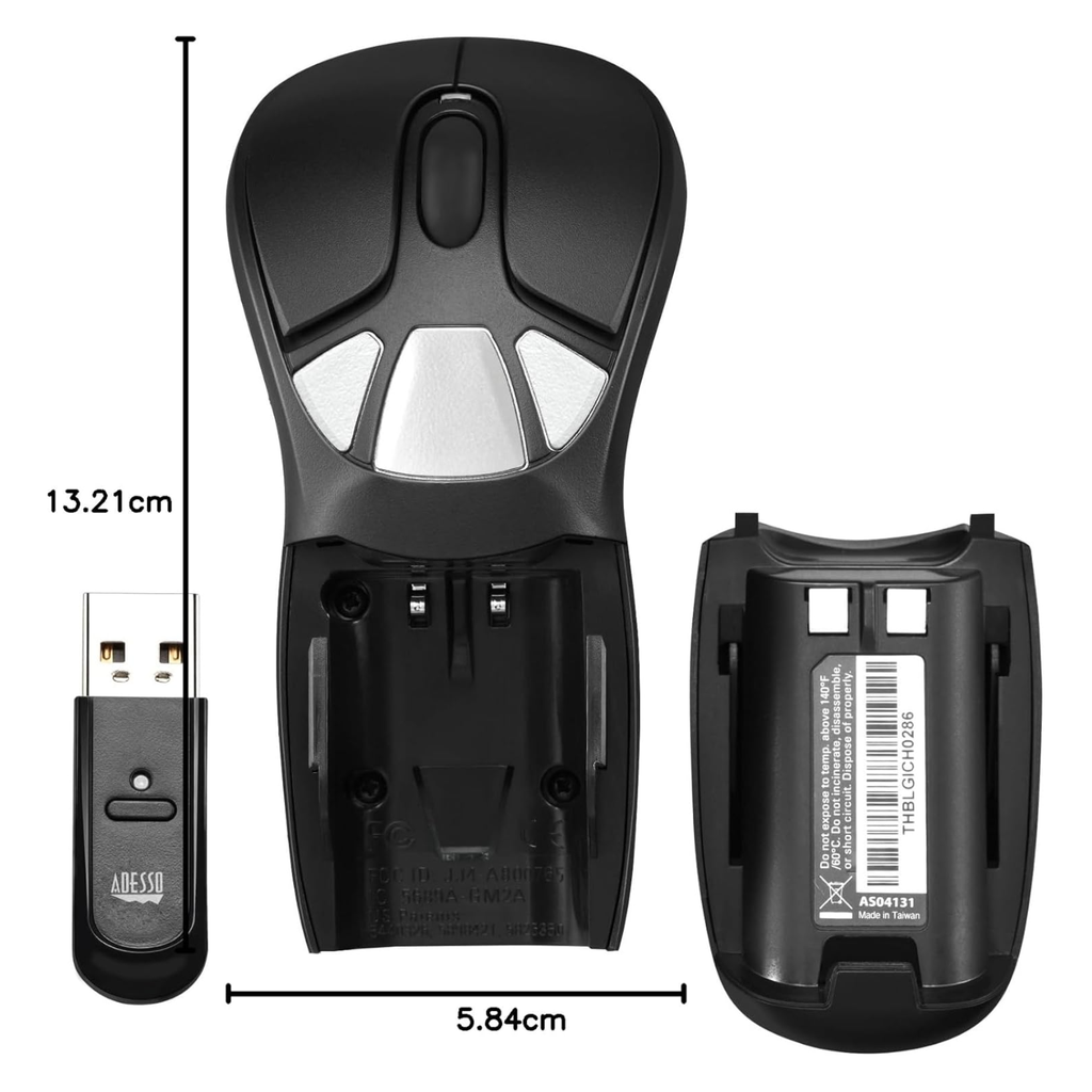 Adesso Air Mouse Go Plus Presentador Inalámbrico con Mouse Aéreo