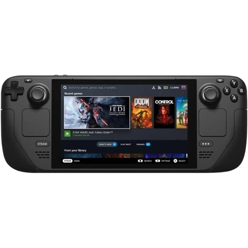 Valve Steam Deck OLED – Consola Portátil 512GB NVMe SSD, Pantalla OLED 90Hz, AMD APU Zen 2/RDNA 2, Gaming Handheld