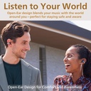 JVC Nearphone Wireless Open-Earcuff Earbuds (Black)