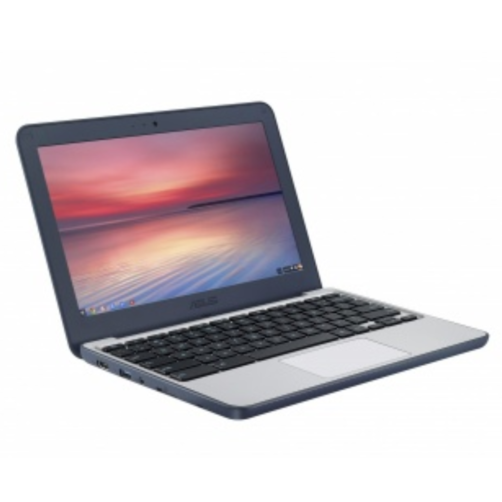Asus Chromebook C202 11.6" HD - Intel Celeron N3060, 4GB RAM, 16GB Flash, ChromeOS - Blue/Silver (Grado A)