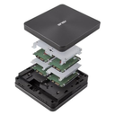 ASUS VivoMini VC68V Mini PC Intel Core i5-7500 8GB RAM 256GB SSD Windows 10 Pro Iron Gray