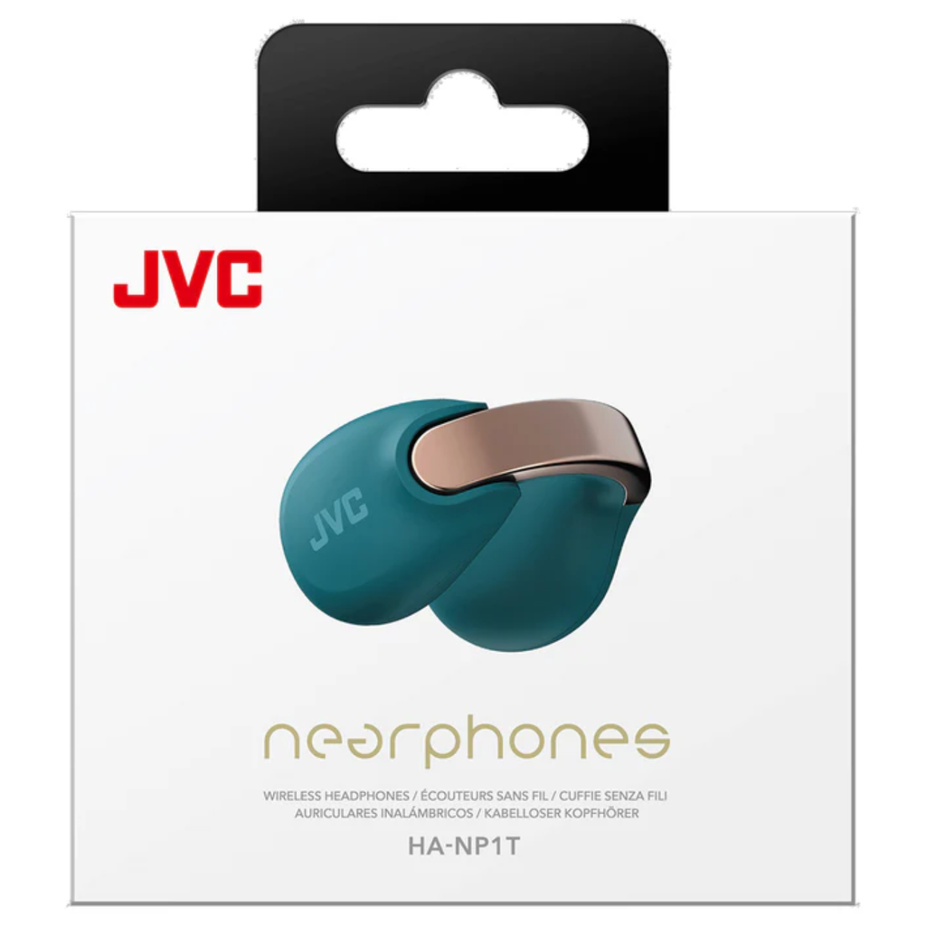 JVC Nearphone Open-Ear Wireless Earbuds Bluetooth Azules