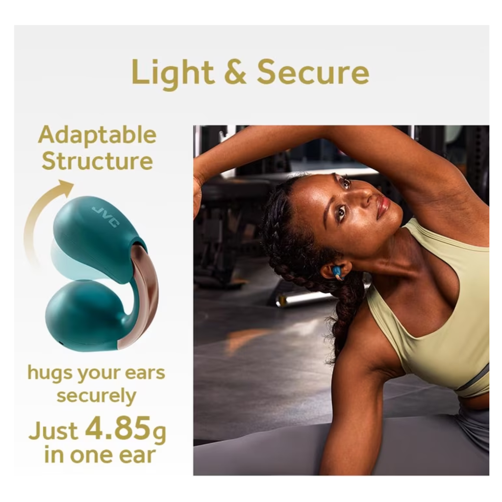 JVC Nearphone Open-Ear Wireless Earbuds Bluetooth Azules
