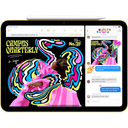 Apple iPad 11-inch: A16 chip, 11-inch Model, Liquid Retina Display, 128GB, Wi-Fi 6, 12MP Front/12MP Back Camera, Touch ID, All-Day Battery Life — Yellow