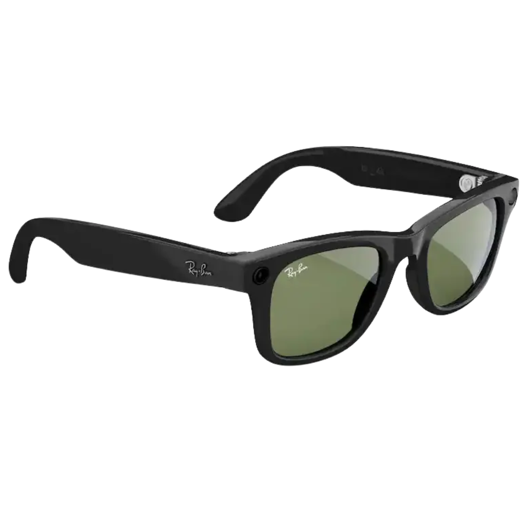 Ray-Ban Meta Wayfarer Gen 1 Smart Glasses con IA Cámara Audio y Mensajería Negro Brillante