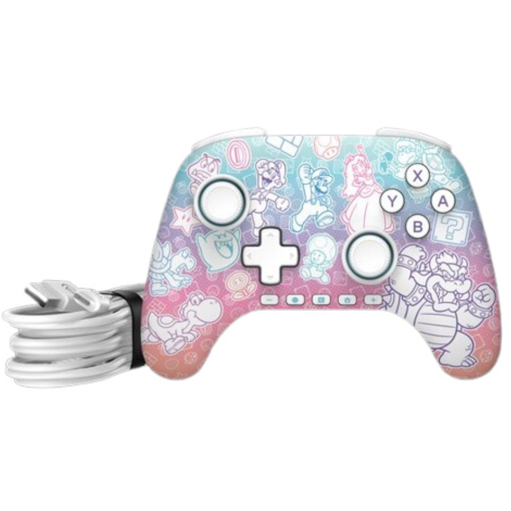 PowerA Advantage Controller para Nintendo Switch 2 Mushroom Kingdom Alámbrico Oficial