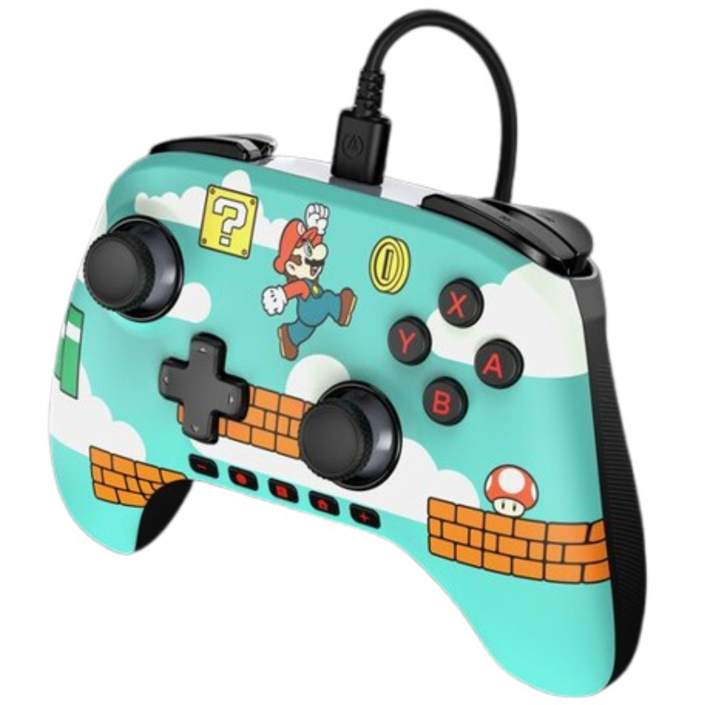 PowerA Advantage Controller para Nintendo Switch 2 Mario Time Alámbrico Oficial