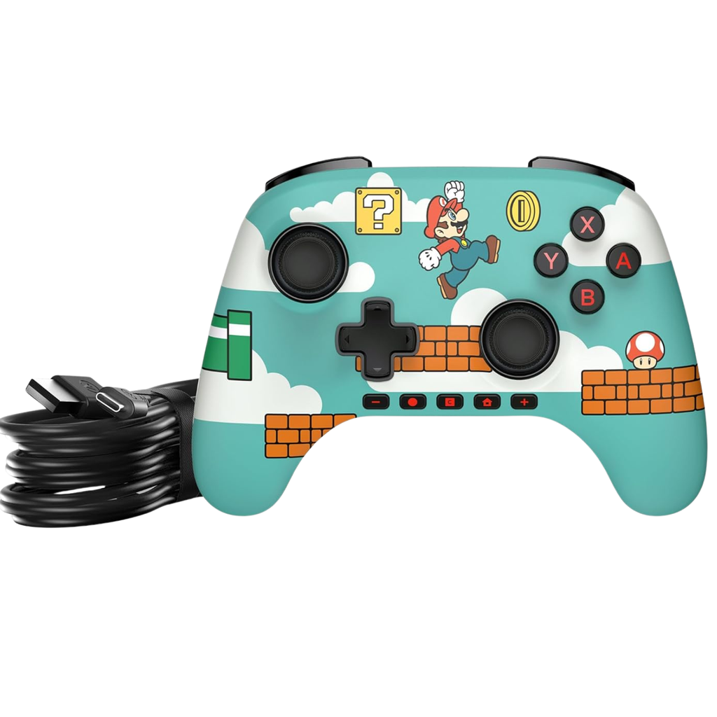 PowerA Advantage Controller para Nintendo Switch 2 Mario Time Alámbrico Oficial