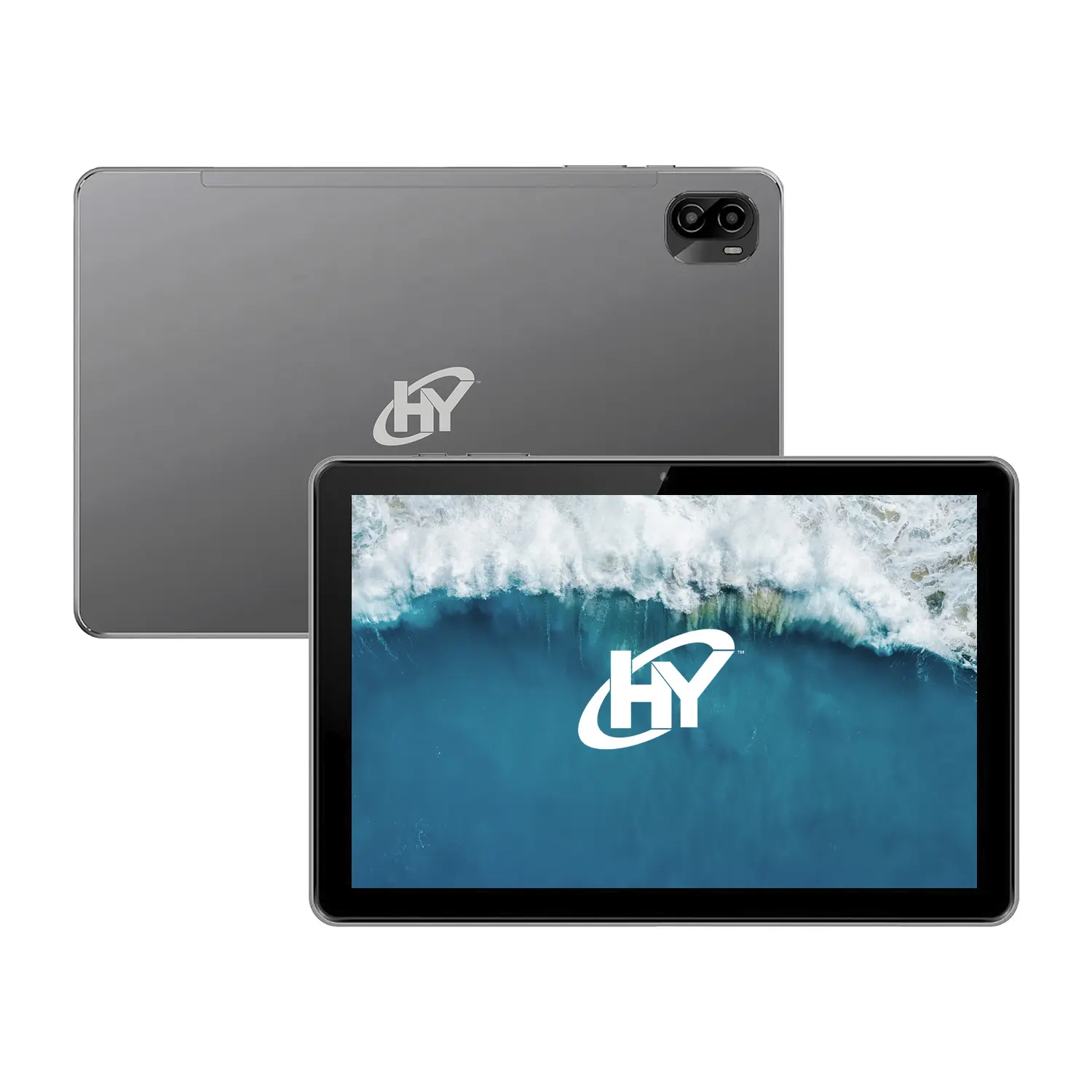 Hyundai HYTab Plus 10.1”, Octacore T606, HD IPS 1280x800 G+G, 6GB/128GB, 8MP/13MP, Android 15, AC WiFi, 4G, 6000 mAh, Metal, Incluye lápiz, audífonos y protector de pantalla - Gris Espacial