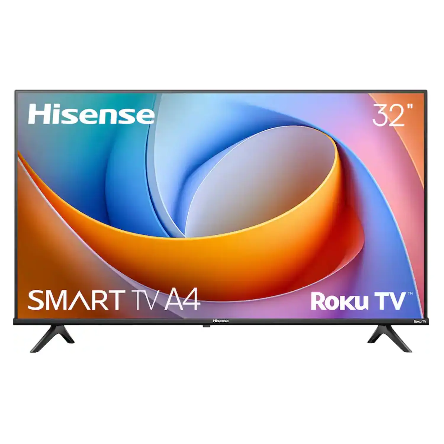 Smart TV Hisense 32" HD 720p 32A47HNR - Serie A4 2025, Roku TV, Motion Rate 120, Procesador de Imagen LED y Compatible con Google Assistant/Alexa
