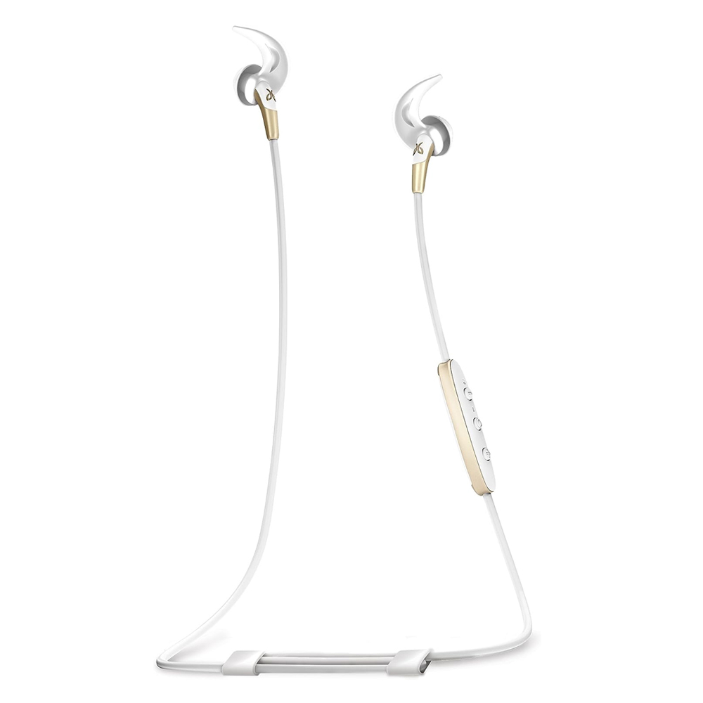 Jaybird Freedom 2 Audífonos Sport In-Ear Wireless Bluetooth con SpeedFit – Blanco/Dorado