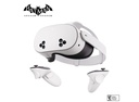 Meta Quest 3S Visor VR 128GB Bundle Batman Arkham Shadow Blanco