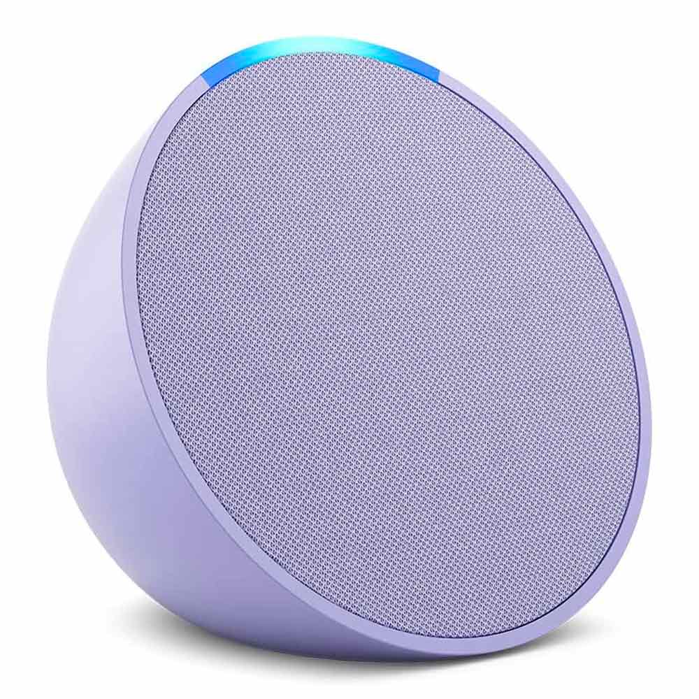Amazon Echo Pop Bocina Inteligente Alexa Bluetooth Lavender Bloom