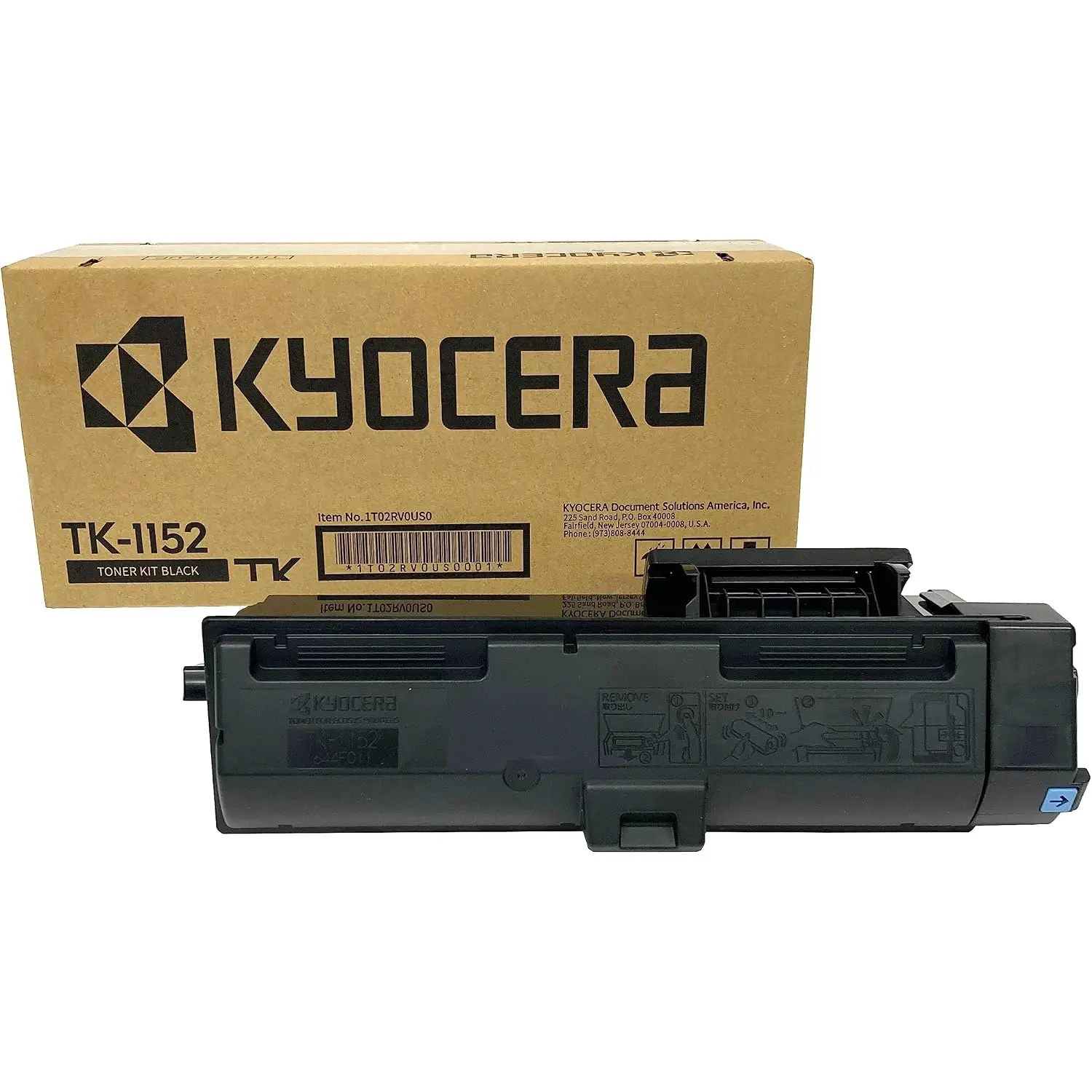 Tóner Original Kyocera TK-1152 Negro para ECOSYS P2235dw M2135dn M2635dw M2735dw