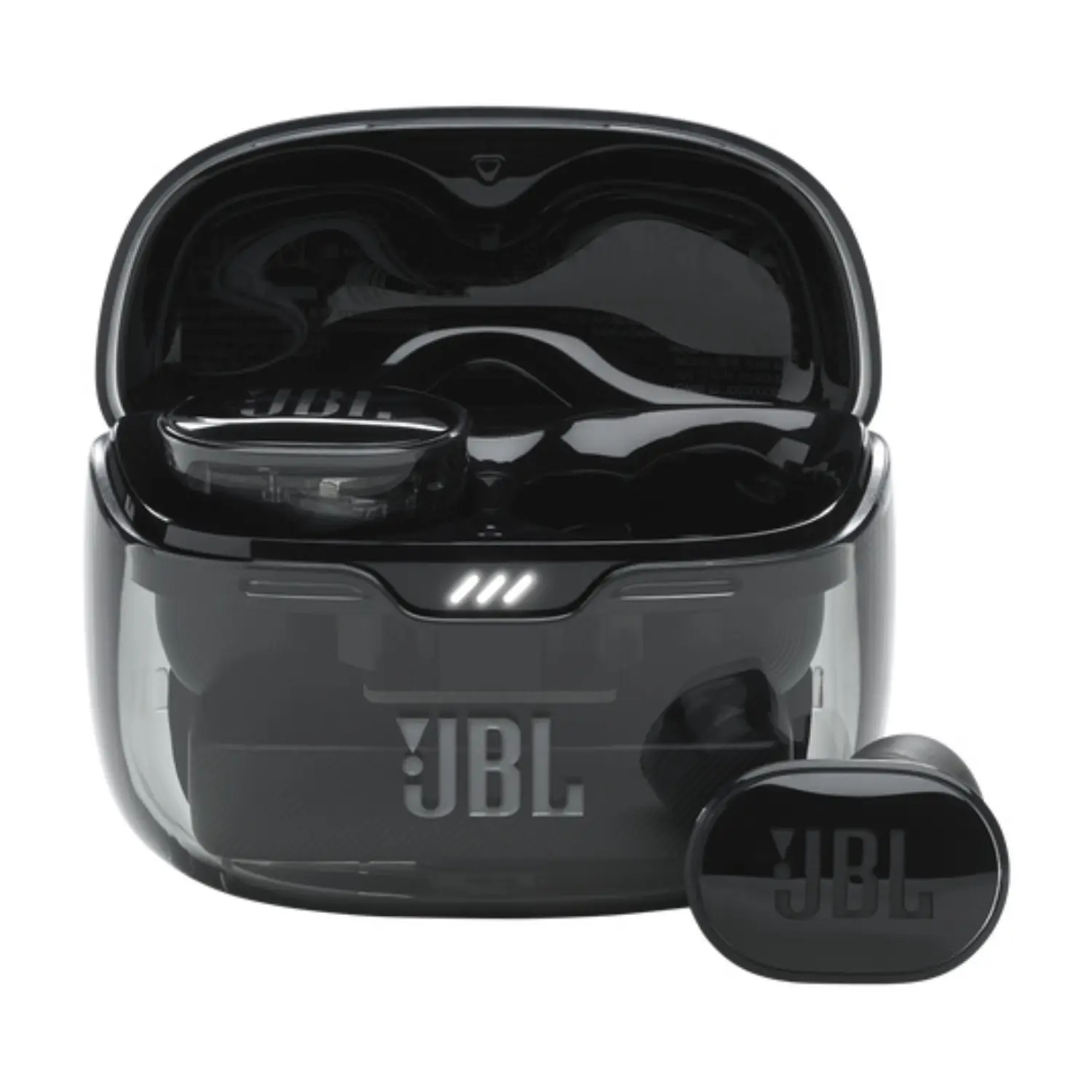 JBL Tune Buds Ghost 2 – Audífonos True Wireless Bluetooth con Cancelación de Ruido, JBL Pure Bass, Micrófono Integrado, Color Black (Nuevo)
