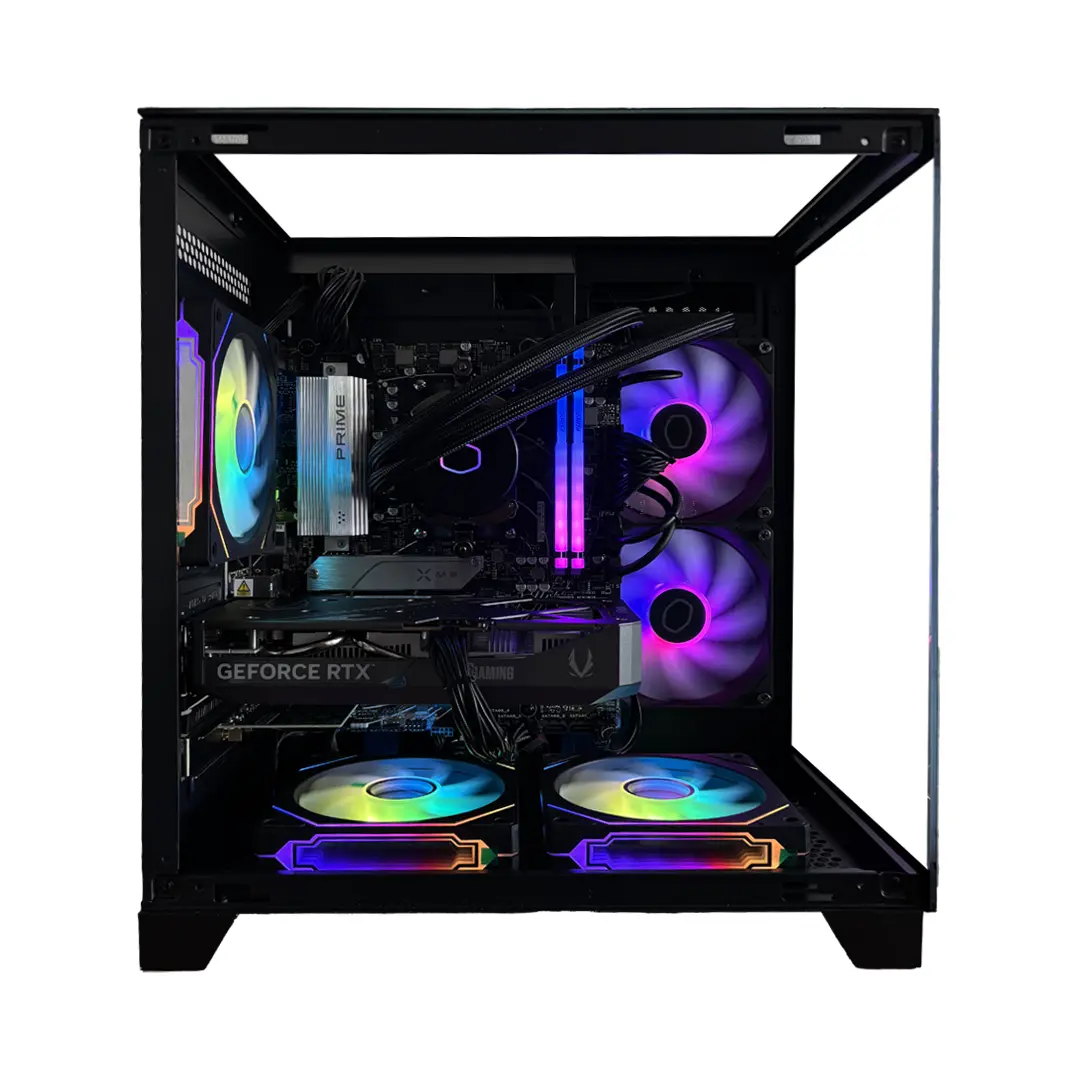 PC HY Gaming Kristal – Ryzen 5 7600X – RTX 5050 8GB – 32GB DDR5 RGB – SSD 1TB – Liquid Cooling – W11Prueba