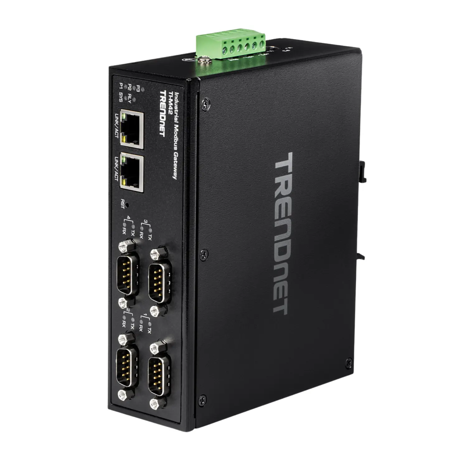 Gateway Industrial Modbus 4 Puertos Conversor Red Industrial Ethernet