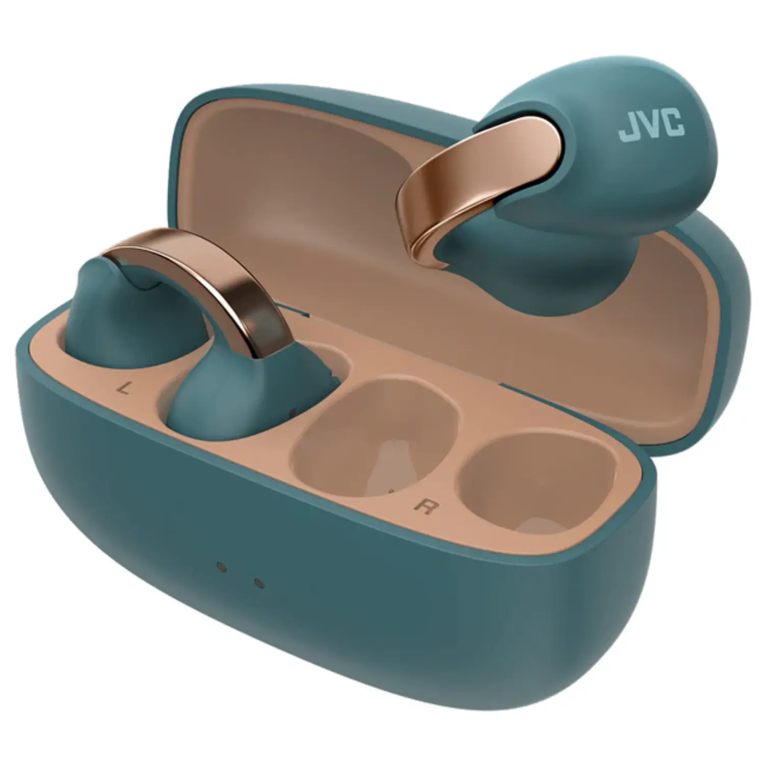 JVC Nearphone Open-Ear Wireless Earbuds Bluetooth Azules