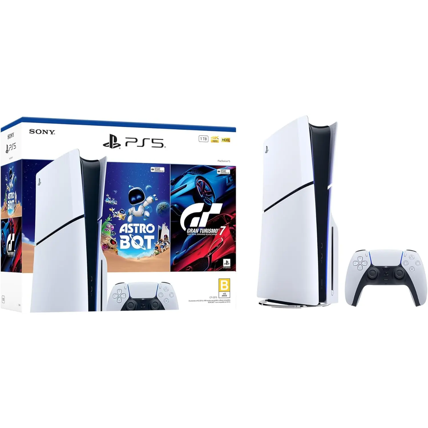 PlayStation 5 Slim Edición Digital Consola Bundle ASTRO BOT