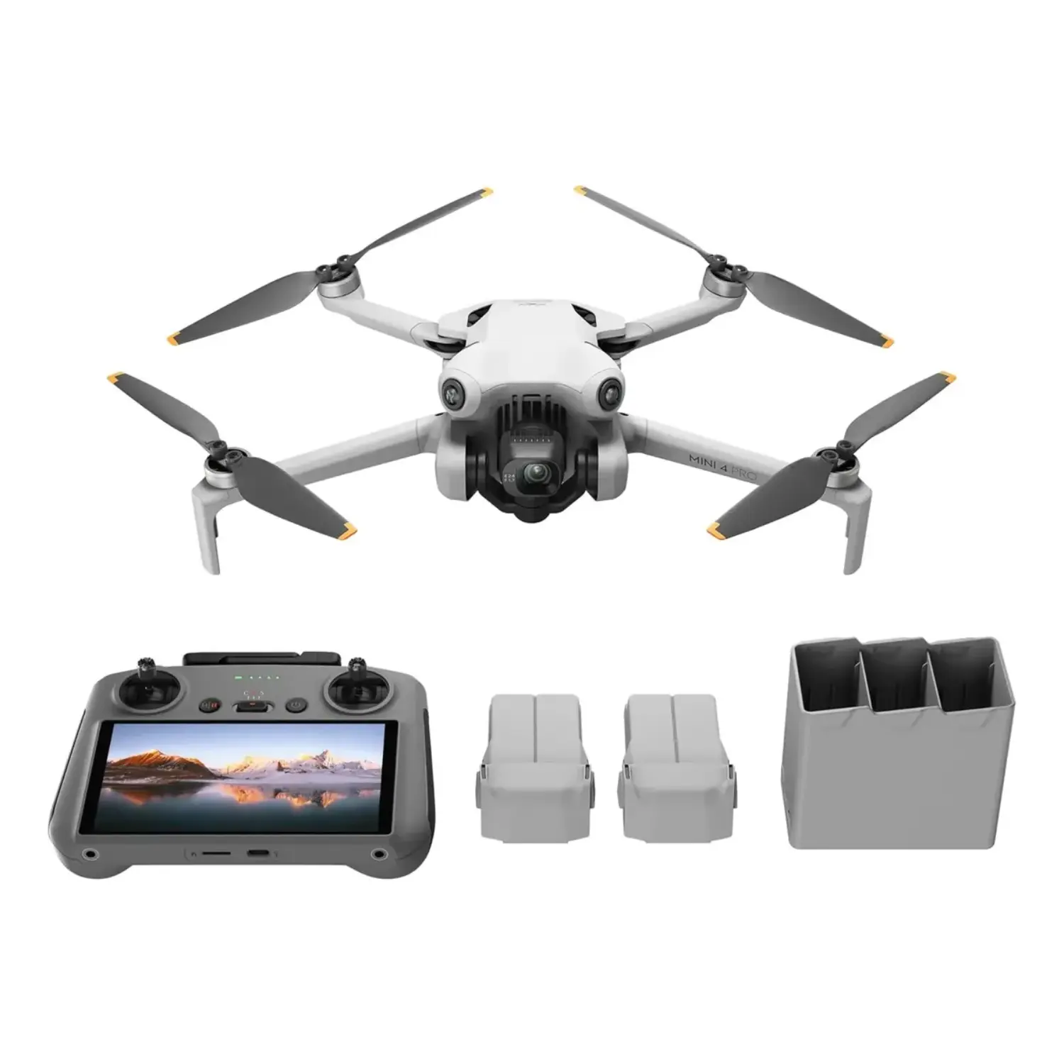 DJI Mini 4 Pro Drone Fly More Combo Plus Control RC 2 Pantalla Integrada Gris