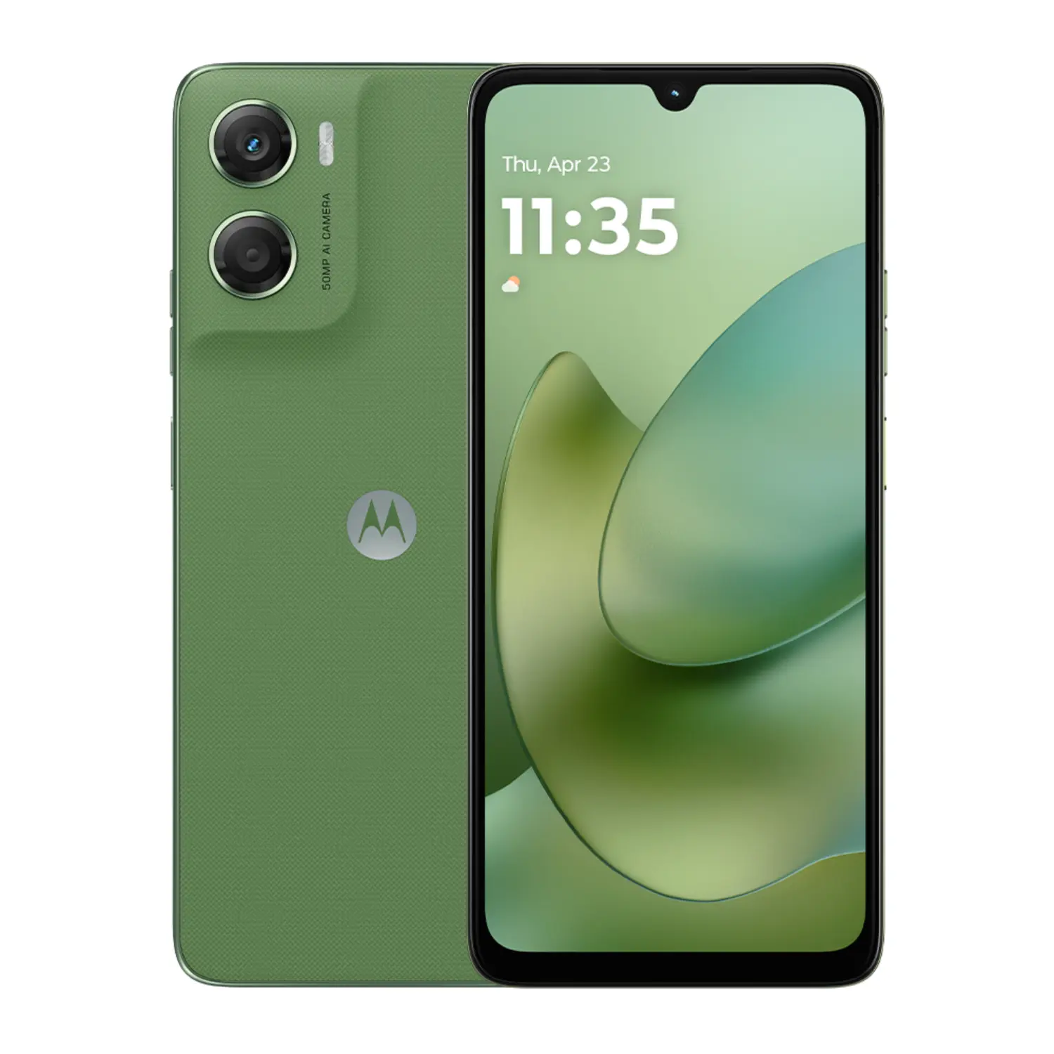 [PB970016CR/NEW] Motorola Moto G06 Verde – Smartphone 4GB RAM, 128GB Almacenamiento, Pantalla 6.6" HD+, Batería de larga duración, Cámara con IA