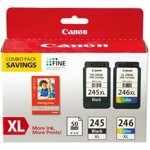 [8278B005/NEW] Paquete de cartuchos de tinta Canon PG-245XL / CL-246XL Negro y Color