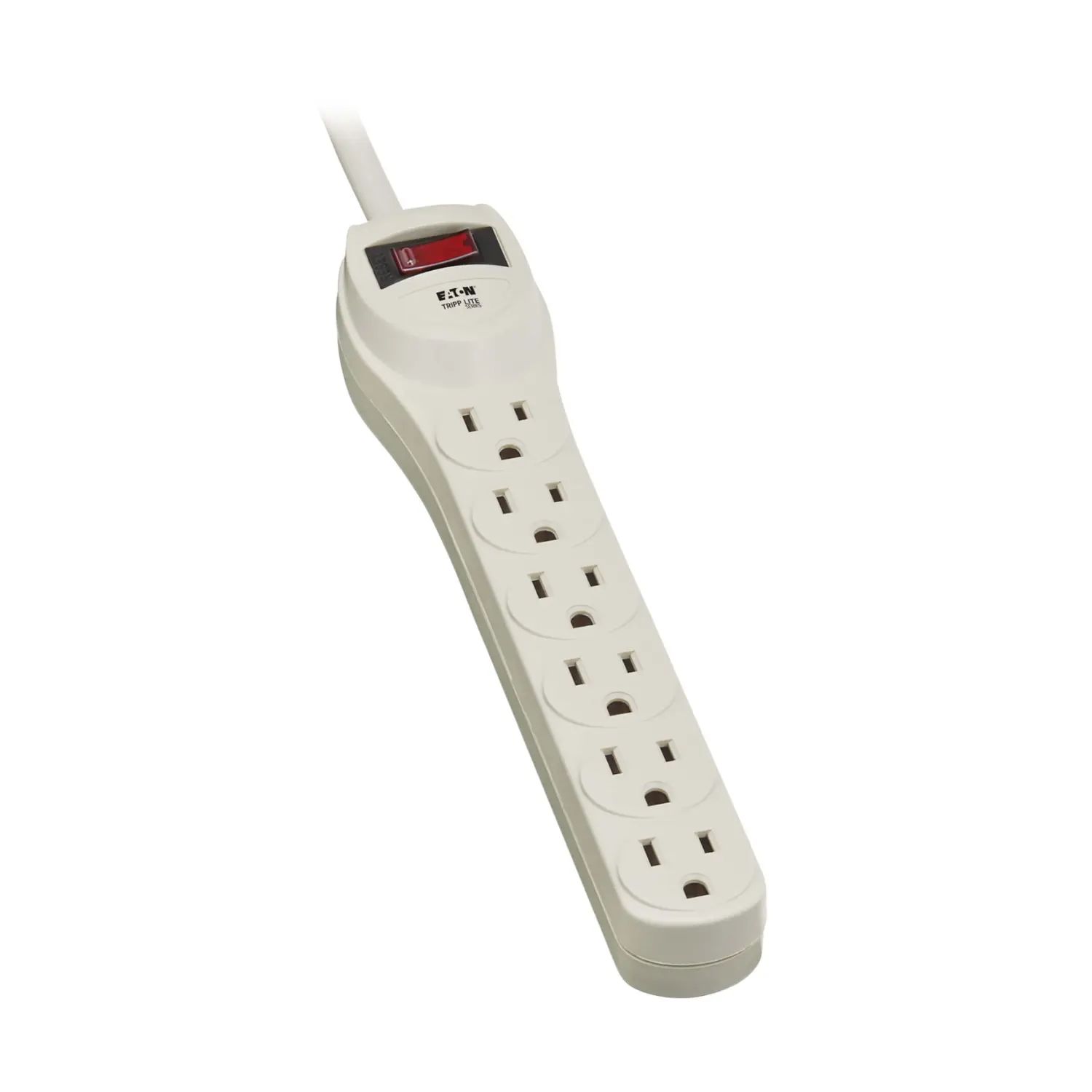 [PS6/NEW] Tripp Lite Waber PS6 - Barra de Contactos Industrial de 6 Salidas, Chasis Metálico, 120V, Cable 4ft, 15A