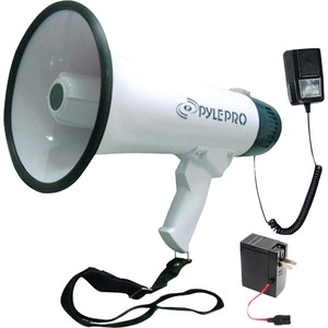 [PMP45R/NEW] Megáfono Dinámico Profesional de 40W con Función de Grabación/Micrófono Desmontable y Baterías Recargables