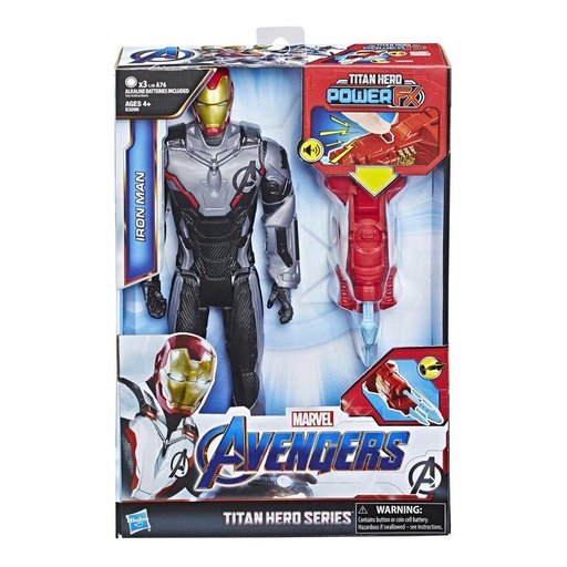 [630509762552/NEW] Figura de acción Iron Man Titan Hero Power FX Marvel Avengers: Endgame