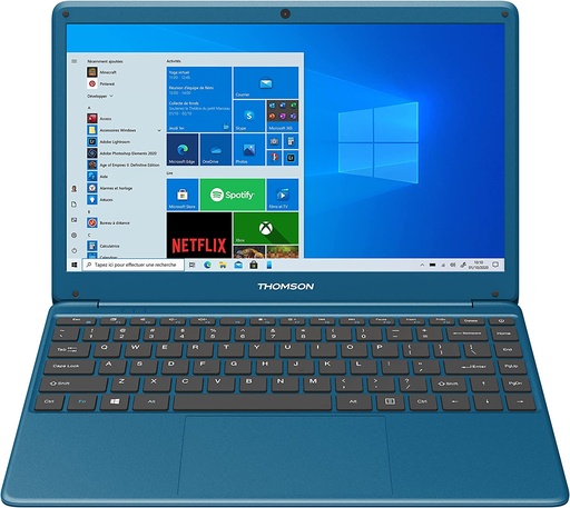 [WWX14C4BL64-P-GRC/RFB] Refurbished Laptop Thomson NEOX14, 14.1 Inch, Intel Celeron , 4Gb RAM , 64Gb eMMC Storage, Windows 10 - Blue - Aluminum Chassis - Grade C
