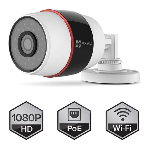 [EZHUSKY-GRB/RFB] Refurbished Cámara de vigilancia Ezviz Husky con Wi-Fi para exteriores 1080p con visión nocturna Grado B