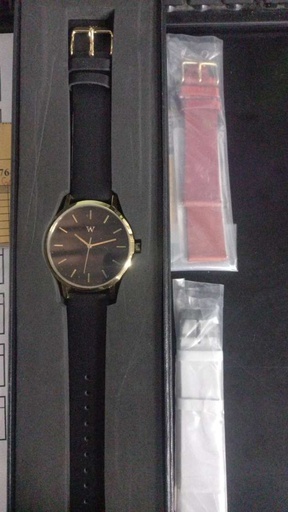 [602860764124/BDL/NEW] Reloj de Pulsera Wanderlust - Negro + 2 correas