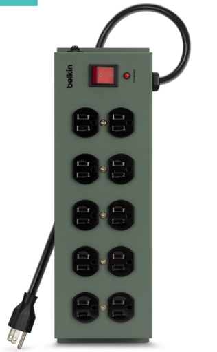 [F9D1000-15/OB] Open box Belkin SurgeMaster 10-Outlets Surge Suppressor - Receptacles: 10 - 885J