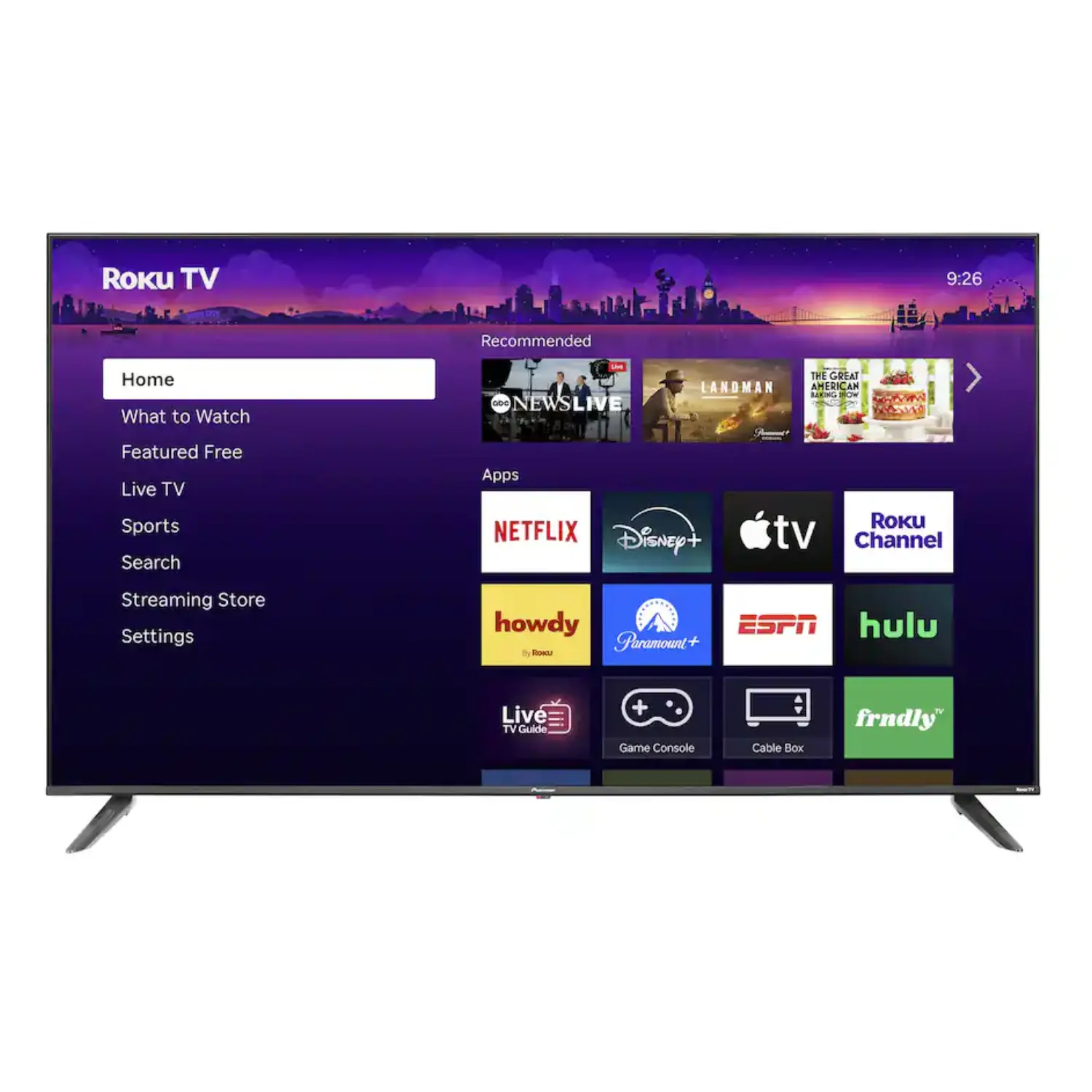 [PN65-R851-26U/NEW] Pioneer 65" Smart TV 4K UHD Roku TV WiFi HDR LED