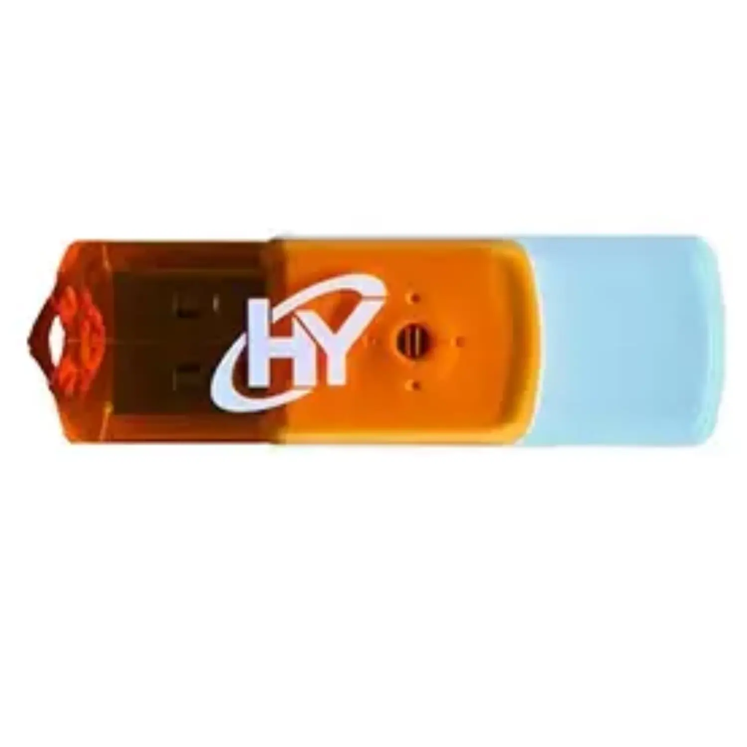 [U2BK/8GBYL/NEW] Memoria USB 8GB Hyundai Bravo | Color Amarillo Vibrante | USB 2.0 | Nueva Sellada | Diseño de Plástico Resistente | Ideal para Estudiantes, Tareas y Oficina | Económica y Portátil