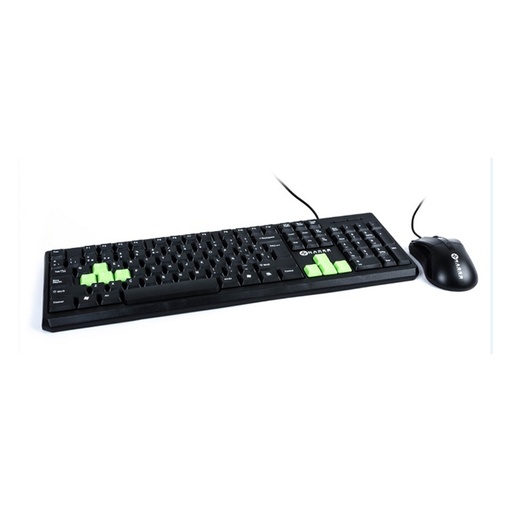 [NA-457-GRB/RFB] Kit de teclado y mouse Nace Technology, Negro, Reacondicionado Grado B