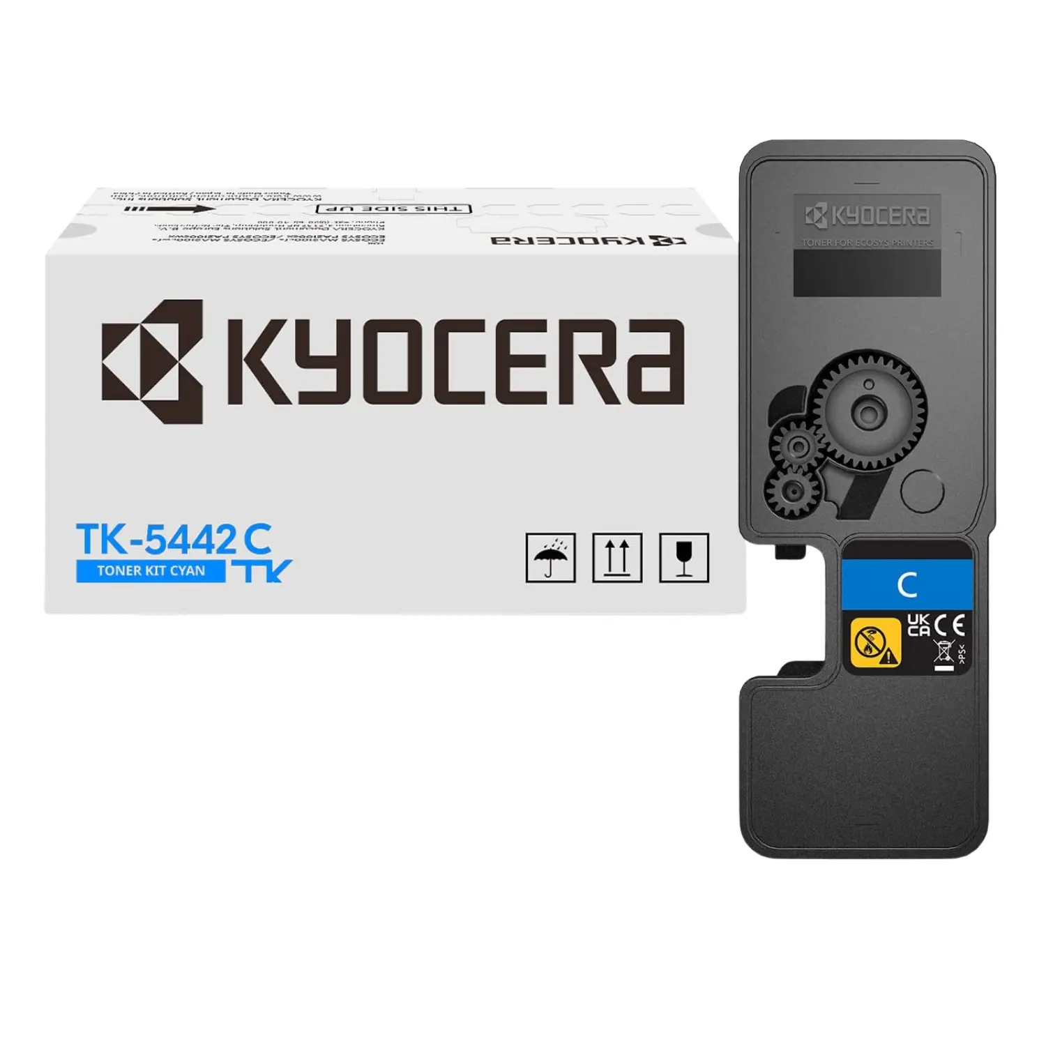 [TK-5442C/NEW] Tóner Kyocera TK-5442C Cian Original Alto Rendimiento 2,400 Páginas para ECOSYS MA2100cfx PA2100cwx