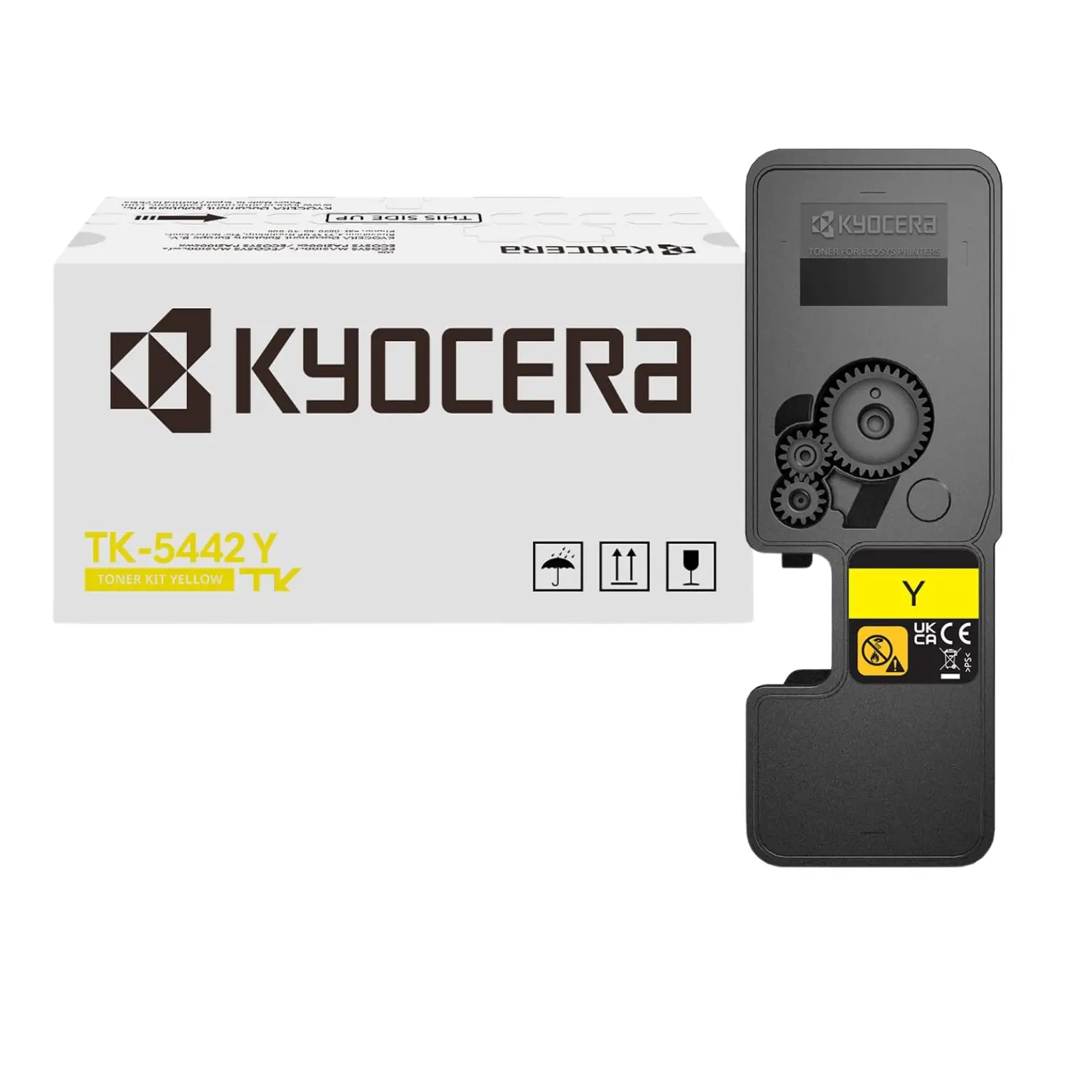 [TK-5442Y/NEW] Tóner Kyocera TK-5442Y Amarillo Original Alto Rendimiento 2,400 Páginas para ECOSYS MA2100cwfx PA2100cwx