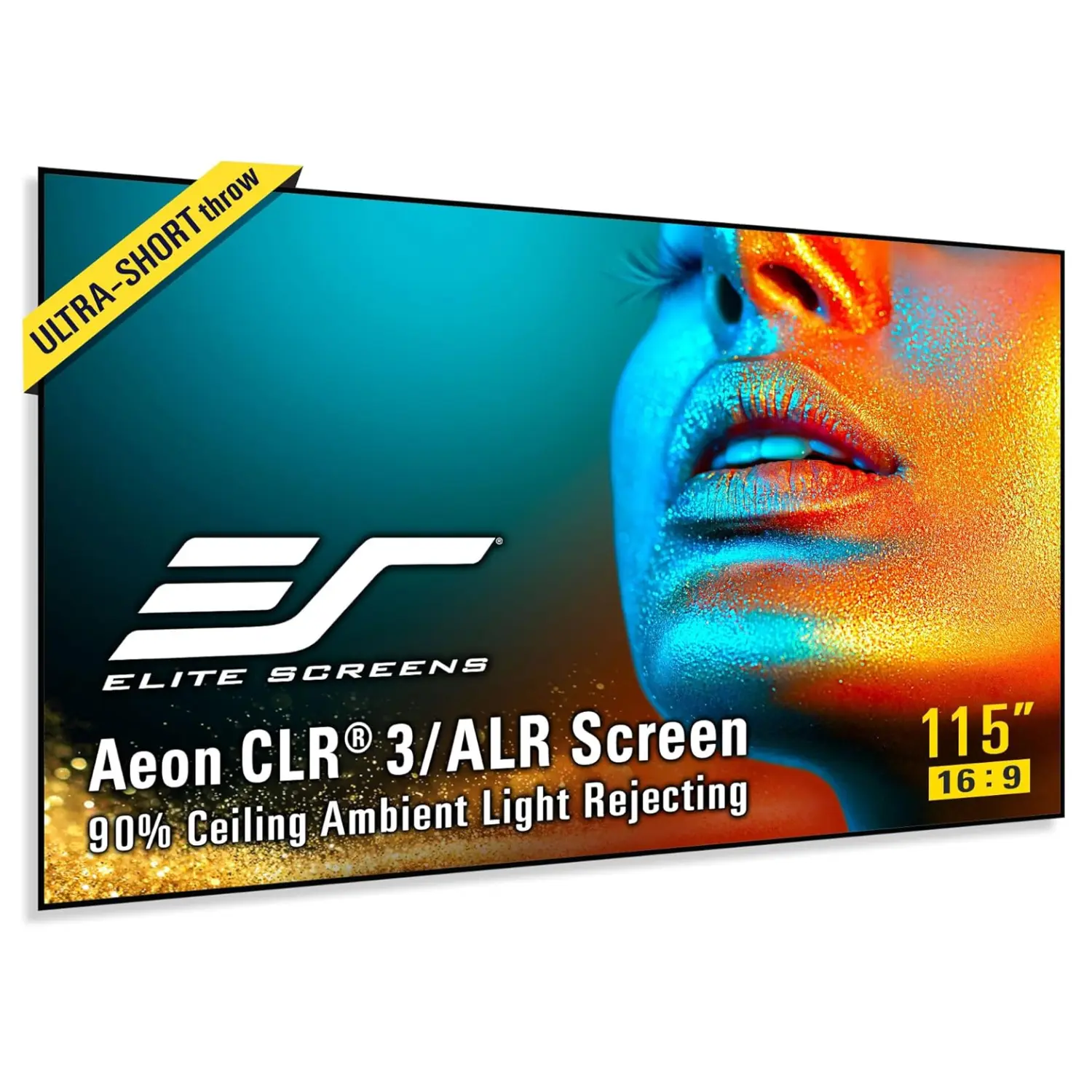 [AR115H-CLR3/NEW] Aeon CLR 3 Pantalla Proyector 115" Edge Free ALR Marco Fijo con LED