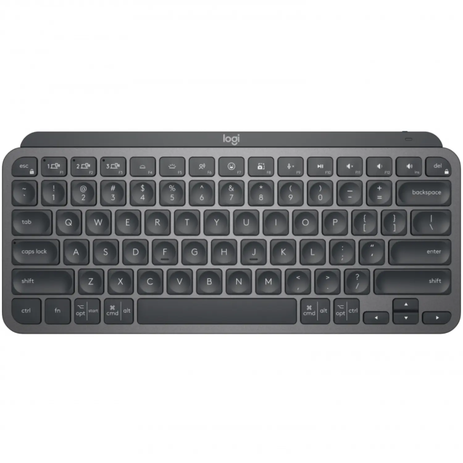 [920-010594/NEW] Logitech MX Keys Mini – Teclado Inalámbrico Compacto, Retroiluminado, Bluetooth Multi-Device, USB-C, Teclas Perfect Stroke