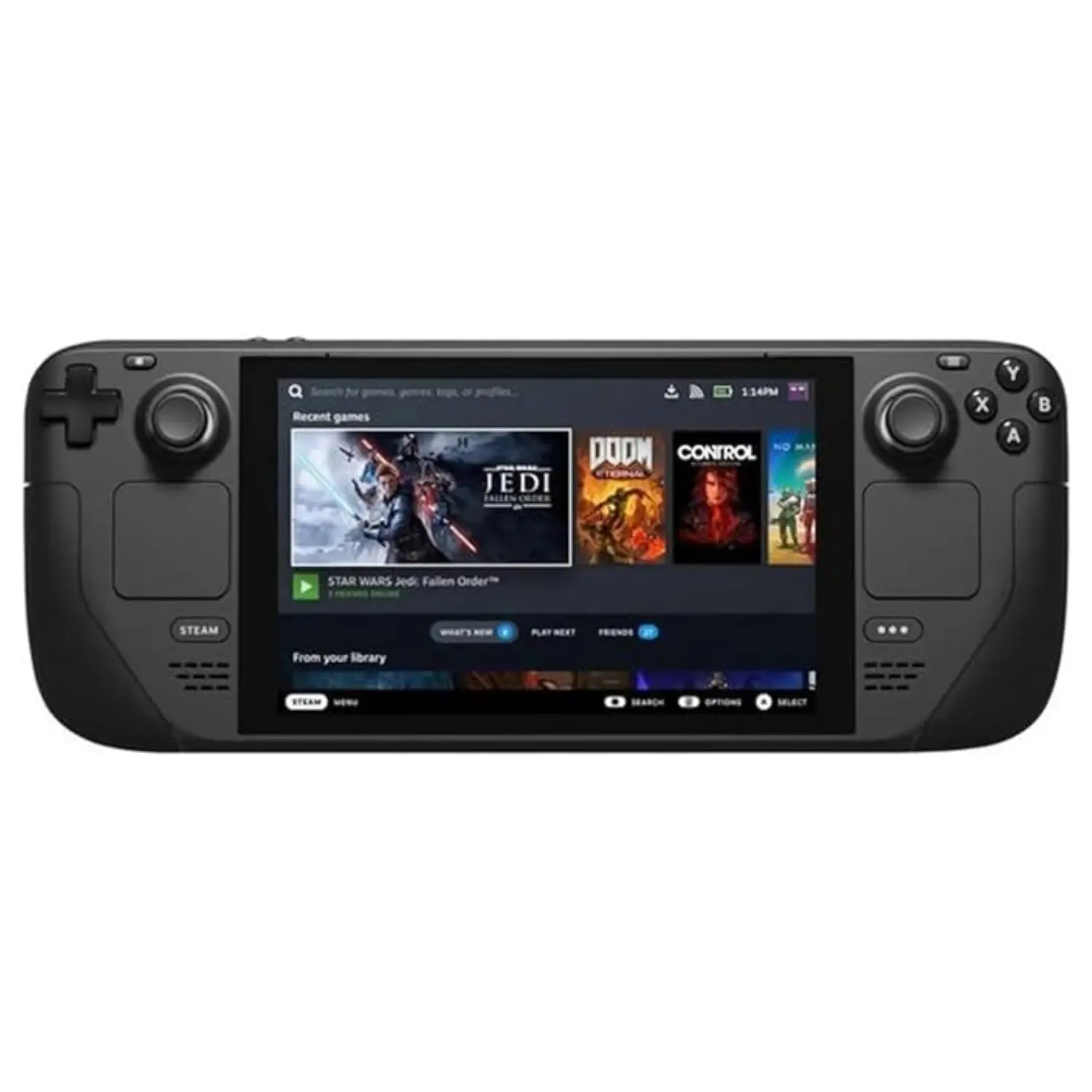 [V004497-10/NEW] Valve Steam Deck OLED – Consola Portátil 512GB NVMe SSD, Pantalla OLED 90Hz, AMD APU Zen 2/RDNA 2, Gaming Handheld