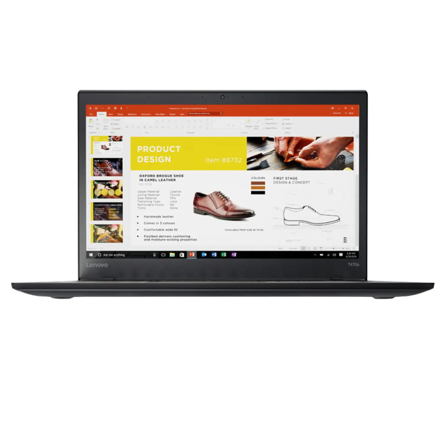 [T470S-I57-8-256-ES/RFB] Lenovo ThinkPad T470s Refurbished – Intel Core i5-7200U, 8GB RAM, 256GB SSD, Pantalla 14" Full HD, HDMI, Wi-Fi AC, Windows 11 Pro, Teclado Retroiluminado Inglés/Español (Grade A)