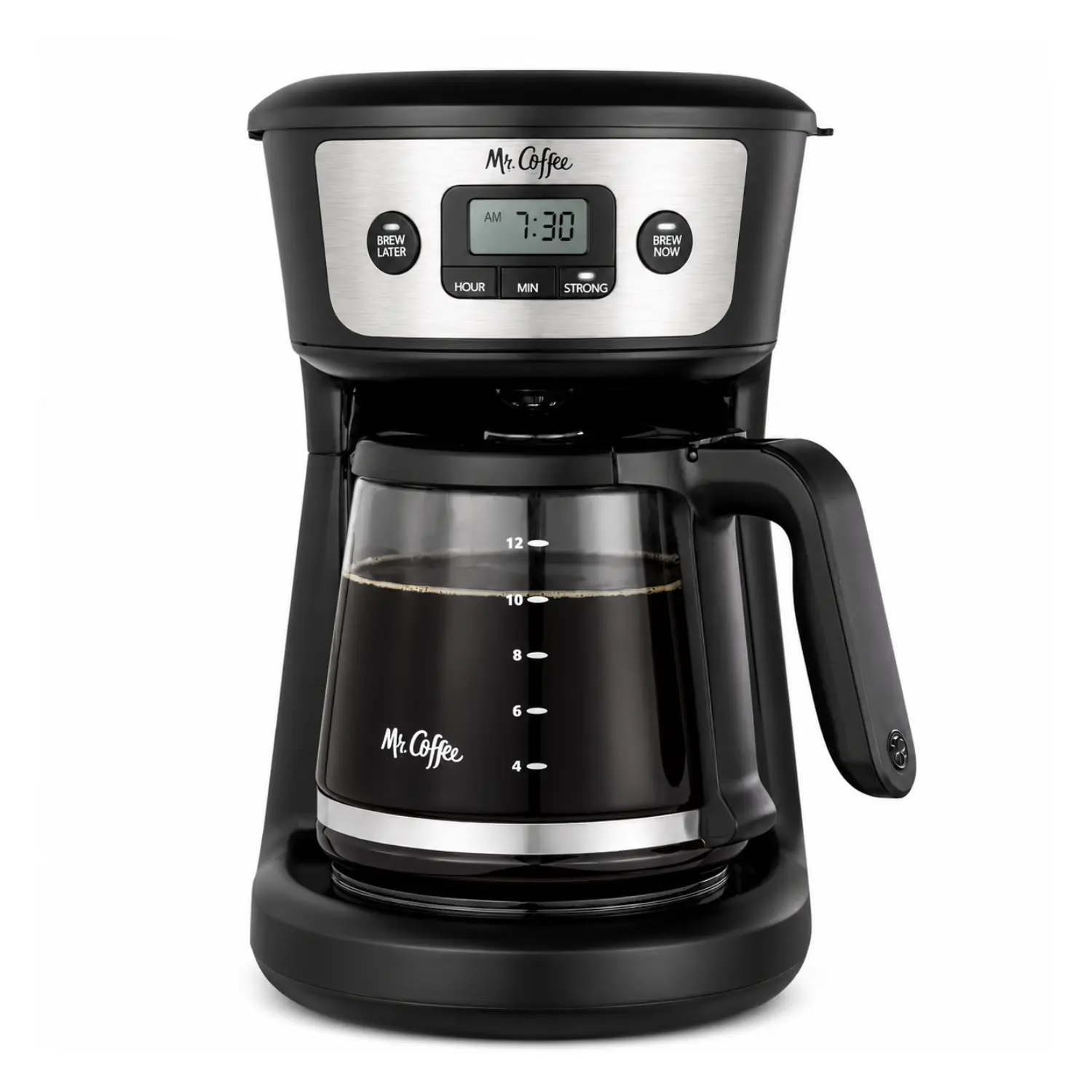 [2176619/NEW] Mr. Coffee Cafetera 12 Tazas Preparación Clásica Automática Negro