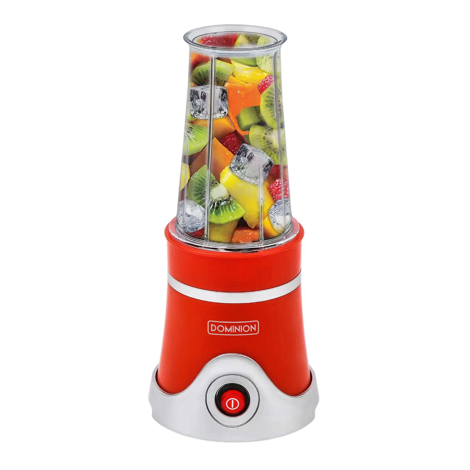 [D4203R/NEW] Licuadora Personal Dominion BlendMax Roja - Vaso Portátil 2Go, Motor Potente para Batidos y Smoothies profesionales