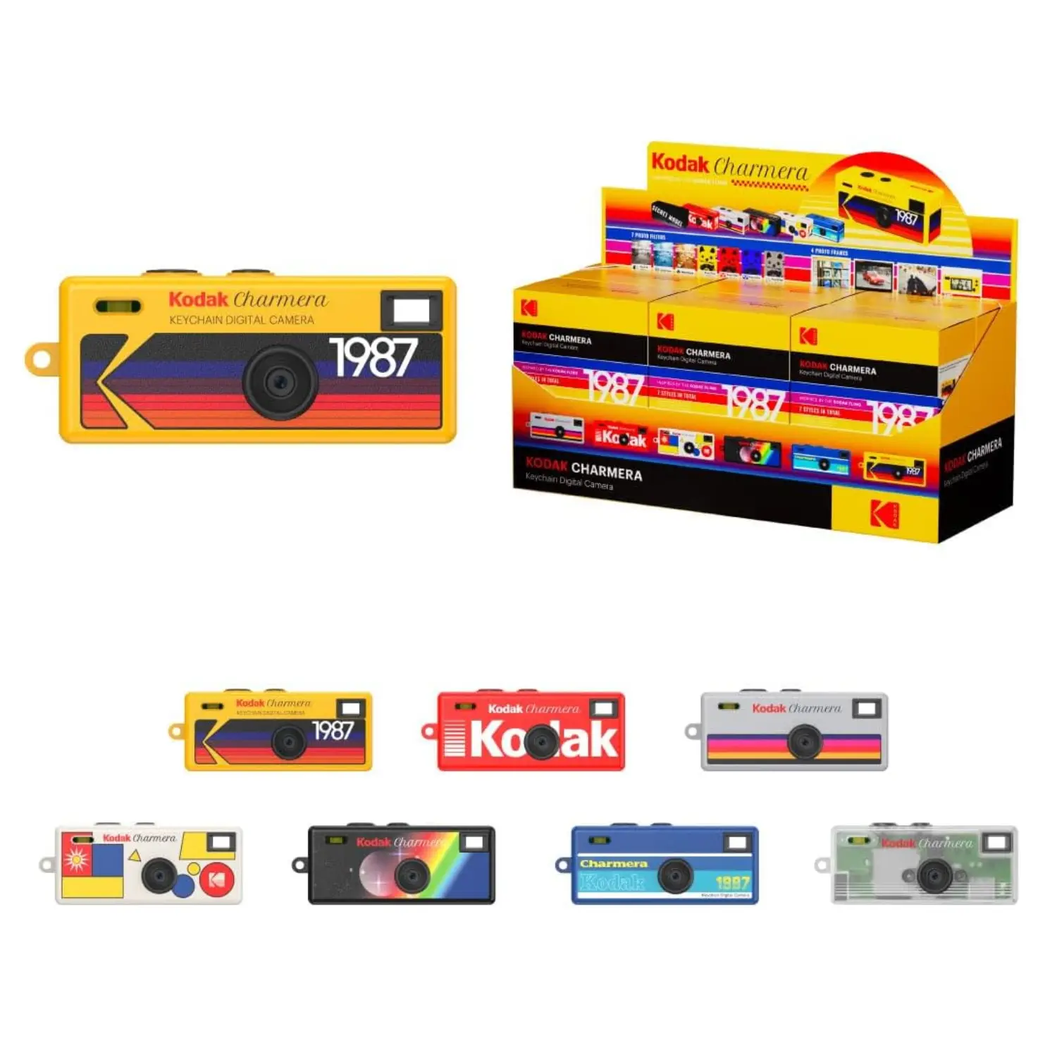 [RK0601/NEW] Mini Cámara Digital Kodak Charmera RK0601 Llavero Retro MicroSD Blind Box